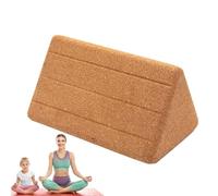 Cork Yoga Blocks - Triangular Natural Oak Yoga Brick 19,5 x 11 x 11 cm