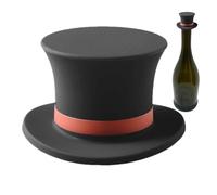 Corks di vino riutilizzabili | Topper per vino in silicone su cappello | Divertenti tappi per bottiglie di champagne, sigillante per birra, tappi per vino riutilizzabili per preservare le bevande
