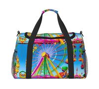 Corlorful Park - Borsa da viaggio grande, impermeabile, da donna, per sport, palestra