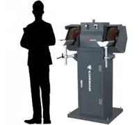 CORMAK BMS2080 Smerigliatrice professionale a doppio disco con base