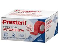 Corman BENDA ELASTICA AUTOADESIVA LATEX FREE PRESTERIL CM 2,5X4,5 M TESI ROSSO