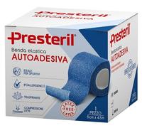 Corman BENDA ELASTICA AUTOADESIVA LATEX FREE PRESTERIL CM 5X4,5 M TESI BLU
