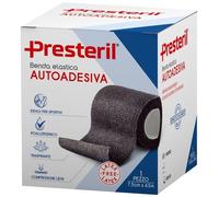 Corman BENDA ELASTICA AUTOADESIVA LATEX FREE PRESTERIL CM 7,5X4,5 M TESI NERO