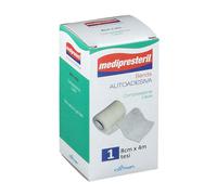 Corman Medipresteril - Benda autoadesiva a compressione lieve per traumi, 1 benda da 8 cm x 4 m