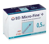 BD Micro-Fine™ + 0,5 ml 0,33 ml (29G) x 12,7 mm 30 pz Siringhe