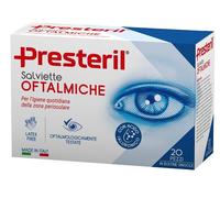 CORMAN SpA SALVIETTE OFTALMICHE PRESTERIL 20 PEZZI