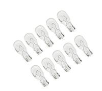 Cormar 10 Pezzi Lampada Alogena T15 W16W 12V 16W Wedge Tutto Vetro