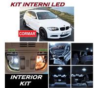 CORMAR KIT LUCI LED INTERNI AUTO COMPATIBILE CON BMW SERIE 1 E87 COMPLETO FULL WHITE 6000K