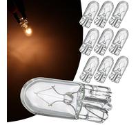 CORMAR LUCI DI POSIZIONE 10 PEZZI LAMPADE LAMPADINE TUTTO VETRO T 10 12V 5W T10 W5W