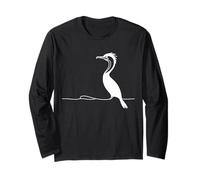 Cormorano Linea Ornithologist Maglia a Manica