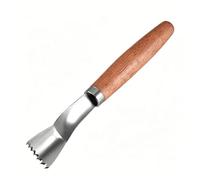 Corn Cob Stripper, rimozione kernel in acciaio inox con manico in legno, 1