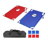 Corn Hole Toss Board - Gioco Borsa Di Fagioli, Oggetto Esterno per | Giocattolo Patio Compatto, Di Divertimento Del Giardino, Accessorio Di Design Portatile Bri