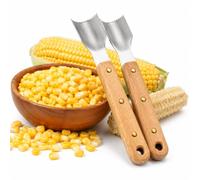 Corn Peeler for Corn on the Cob, 304 Stainless Steel Stripper Tool (2PCS)