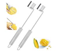 Corn Peeler For Corn On The Cob, Cozy Home Corn Peeler, with Long Handle Stainless Steel, for Home, BBQ & Restaurant Use (corn shovel*2)