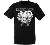 Corn Plane Rollins Band Life Time Casual Round Neck T Shirt Black S