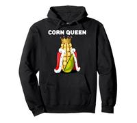 Corn Queen | Camicia da donna amante del mais | Carino mais Sweetcorn Felpa con Cappuccio