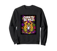 Corn To Be Wild Halloween Scarecrow Graffiti Graphic Cool Felpa