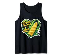 Corn You Neen è Amore Corncob Lover sul Gioco di Parole del Festival della pannocchia Canotta
