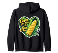 Corn You Neen è Amore Corncob Lover sul Gioco di Parole del Festival della pannocchia Felpa con Cappuccio