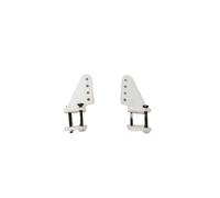 Corna a perno quadrato in nylon 10 set 15x20 4 fori L15xL11xH20 con vite compatibile con aeroplani RC Aerei elettrici Aeromodel in schiuma(SCREWS(M2X18MM))