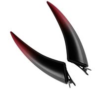 Corna da diavolo gotico, costume da diavolo da donna, accessorio per capelli da vampiro, fermagli per capelli, forcina per capelli per un look spaventoso per feste, cosplay gotico divertente per donne