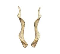 Corna di capra a vite ca. 102 cm - Corna artistiche naturali di Motes Masken, fatte a mano, robuste e leggere - Ideali per Krampus, Perchten, feste e eventi a tema e decorazioni (SchraubenZiege)