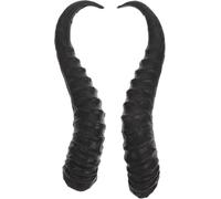 Corna di corna artificiali Fascia di plastica Corno di pecora Puntelli per costume Design realistico Strumento artigianale FAI DA TE Copricapo per Cosplay Halloween Forniture per feste