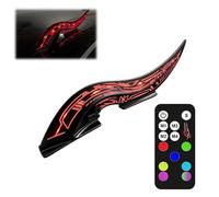 Corna di drago LED per auto 7 effetti di colore impermeabile decorazione | Effetti LED dinamici, design impermeabile, stile semplice del veicolo, decorazione creativa di Halloween, adatta per SUV