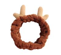 Corna di turbante Fascia per capelli Fascia per capelli elastica in morbido peluche Trucco Doccia Asciugamano per capelli Fascia per capelli per donne Ragazze Pratica e popolaUtile e attraente.