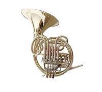 Corna F/Sib Corno francese con custodia Bocchino Tre valvole Campana Diviso Doppia fila Corno francese Strumenti Musicali Strumento a Fiato