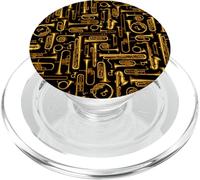 Corna vintage in ottone suonatore strumenti musicali modello Royal PopSockets PopGrip per MagSafe