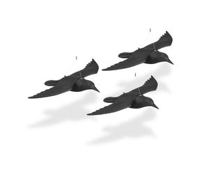 Cornacchia spaventapasseri Cornacchie decorative Dissuasori per uccelli 290 g