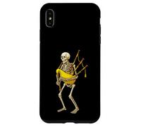 Cornamusa con scheletro che suona la cornamusa - Orchestra della banda Custodia per iPhone XS Max