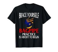 Cornamusa Umoristica per Fare Pratica con pifferaio Divertente Maglietta