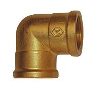Cornat ad angolo di 90 °, femmina, a 1/2 IG in ottone lucido, 1 pezzo, t396001
