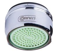 Cornat Aeratore "Medic" M24 x 1 AG - per la protezione dei germi - risparmio d'acqua fino al 70% - con guarnizione - adatto per rubinetti comuni - in ottone/aeratore/ugello miscelatore/TECWS301