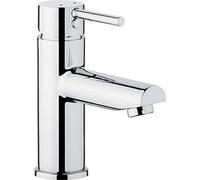 Cornat Calo CAL1 - Rubinetto monocomando in ottone cromato con attacco per albero di scarico, ad alta pressione, per bagno, lavabo, miscelatore