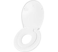 Cornat, Family Neo, sedile per WC, con sedile WC per bambini integrato, abbassamento automatico, materiale termoplastico, 1 pezzo, KSFAMN00