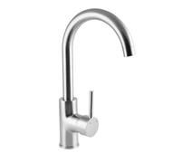 Cornat FUEEH5 Miscelatore Rubinetto Fuerte Cucina Satinato, Effetto Acciaio Inox, 318x210 mm