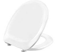 Cornat KSCAM00 - Sedile WC "Camero" classico look bianco - facile da pulire - design semplice si adatta a qualsiasi bagno / sedile WC / copriwater / KSCAM00