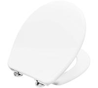 Cornat KSTISC00 - Sedile WC "Ticino" classico look bianco - Duroplast facile da pulire - funzione Quick up & Clean - abbassamento automatico - comodo montaggio dall'alto/sedile WC/copriwater/Kroplast