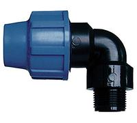 Cornat Sistema di irrigazione Tubo in polietilene, ø 32 mm, 1 Filettatura Esterna da a Gomito in Polipropilene, per Acqua Fredda