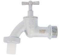 CORNAT T300502 - Rubinetto da 3/4" con maniglia di bloccaggio cromata