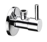 CORNAT T317005 - Valvola ad angolo 1/2 tonda chr. 215, cromata (lucido)