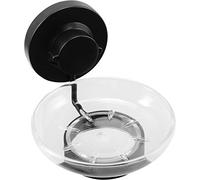 Cornat T3402651 T3402651-Portasapone 3 in 1 con Vassoio in plastica, 3 Diverse opzioni di Fissaggio con Ventosa, Cuscinetto Adesivo e Foratura, Colore, Nero (Opaco)