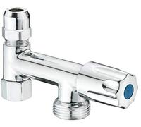 Cornat, TEC304901, Valvola porta macchina TEC304901 Eckfix 3/8 di pollice, cromo