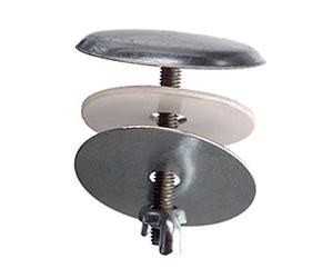 Cornat tec319599 - Tappo per scarico lavandino, cromato