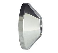 Cornat, TEC321025, Rosetta filettato per S mount, cromo, 2 pezzi