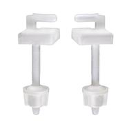 CORNAT TEC364996 - Cerniera per sedile WC con supporto, colore: Trasparente