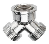 Cornat, TEC386254, collettore cromato 1 x IG, 2 x 3/4 "